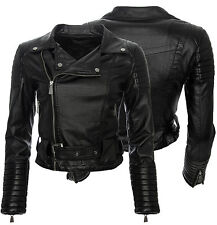 Damen Kunstleder Jacke Sommer