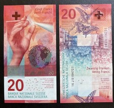 UNC Schweiz 20 Schweizer