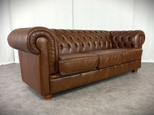 Chesterfield Ledersofa Vintage Couch Aberdeen Design Dreisitzer