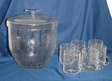 Bowle-Service Craquele Glas 7