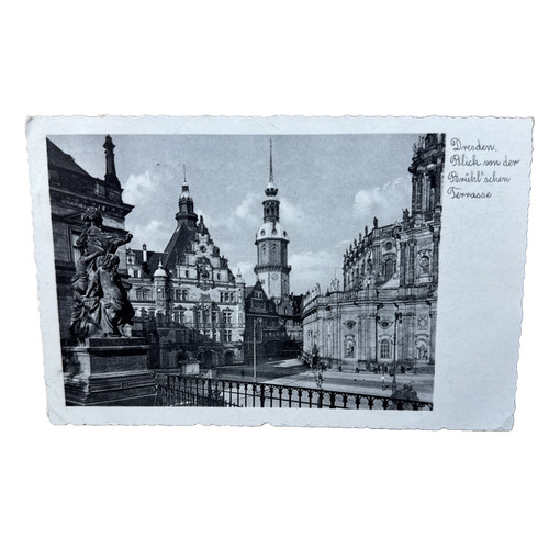 Postkarte bremen blick von - postkarte, ak