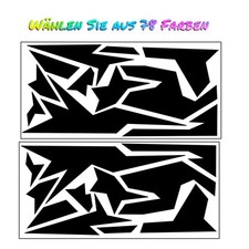 Camouflage aufkleber formen - 2x,