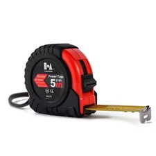 Rollbandmaß 5meter Bandmaß - Rollmaßband Rollmeter Messband Maßband m. Rücklauf