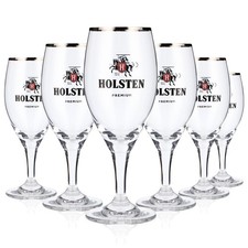 6x Holsten Bier Glas 0,2l