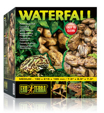 ExoTerra Wasserfall Kieselsteindesign für Reptilien+Amphibien mittel incl. Pumpe