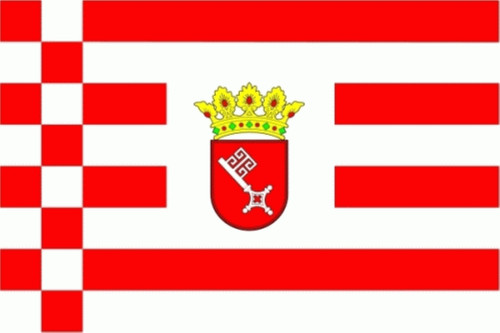 Bremen flagge aufkleber - flagge,