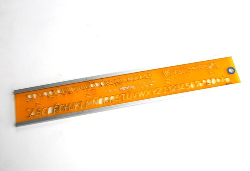 Schriftschablone rotring