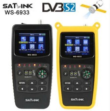 WS-6933 LCD Camping Satfinder Finder HD DVB-S + DVB-S2 8PSK SAT Messgerät EU Set