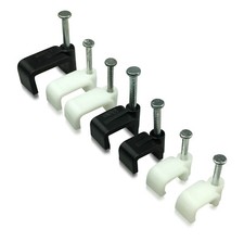 Plastic Cable Clips Flat Wire
