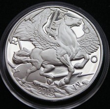 Pegasus 2018 Silver Round 999