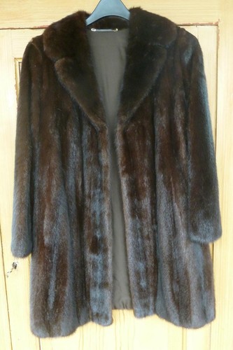 Nerzmantel saga mink aus - nerzmantel,