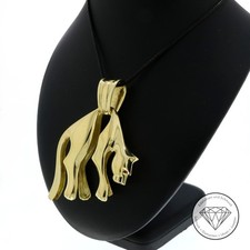 Wert 9600,- Rubin Panther Anhänger 585 / 14 Kt Gold xxyy