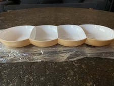 Tupperware Allegra Perle Gold/Weiß, nicht benutzt, Servierschale, Selten