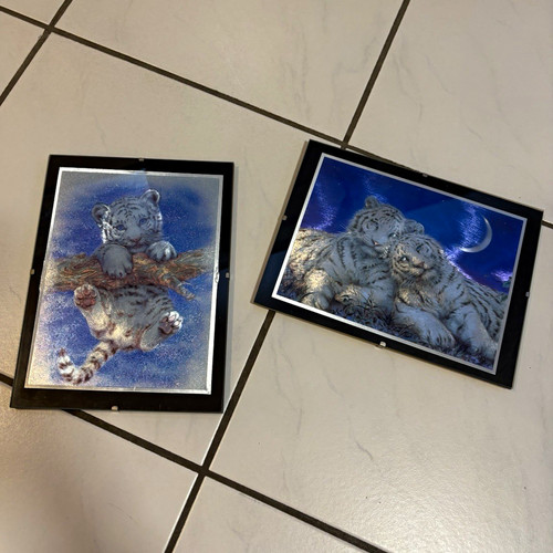 Gerahmte deko bilder drucke - 2x,