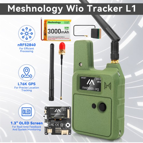 Wio tracker meshtastic node - wio,