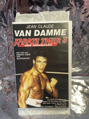 Vhs karate tiger original - vhs,