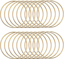 Metallringe 8 cm Gold 20