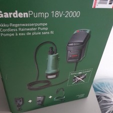 Bosch Heimwerken & Garten GardenPump 18V-2000 solo, Tauch- / Druckpumpe, grün