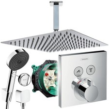 Hansgrohe Shower Select Thermostat Unterputz Duscharmatur Regendusche Kopfbrause