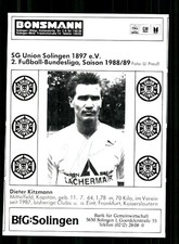 Dieter Kitzmann Autogrammkarte