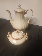 Kaffeekanne u. Zuckerdose K & A,  Krautheim u.  Adelberg, Selb Bavaria Porzellan