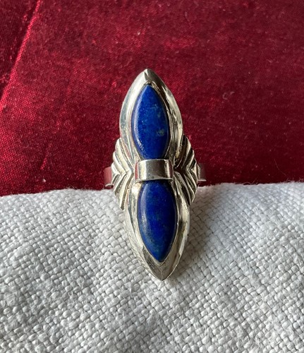 Ring silber lapislazuli - ring,