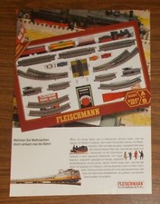 Seltene Werbung FLEISCHMANN Modellbahnen 6391 START-SET #2 1991