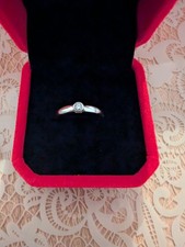 WeißGold Ring 585 mit Diamant