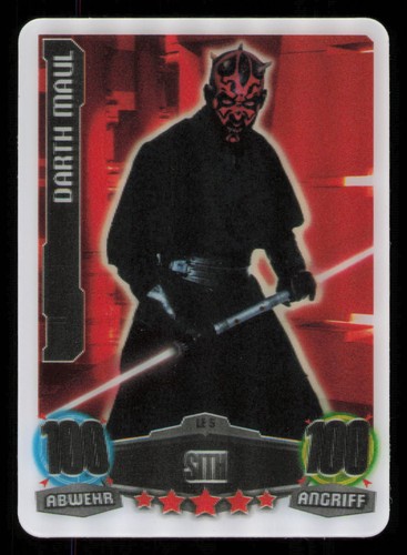 Darth maul force attax star - darth,