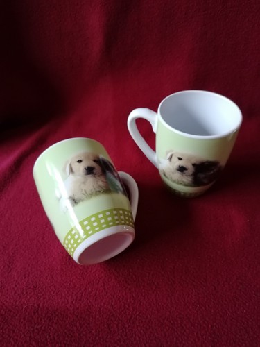 Schöne tassen mit hund - schöne,