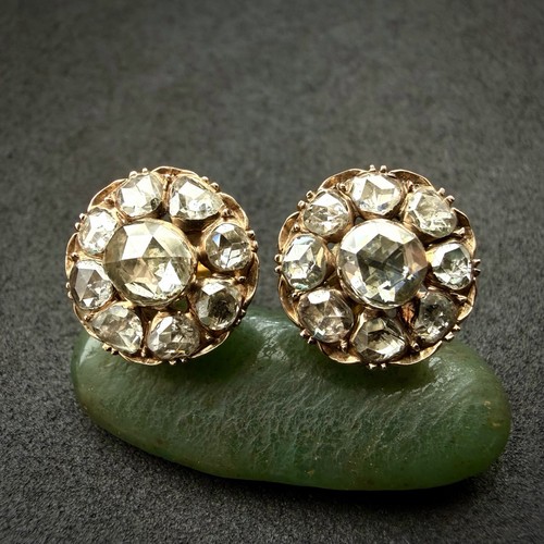 Victorian cluster ohrringe 14k - victorian,