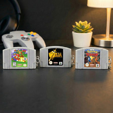 N64 Miniatur Spielmodul Schlüsselanhänger – Nintendo 64 Mini Cartridge Keychain