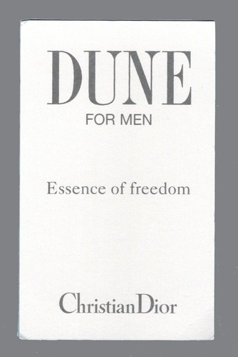 Werbekarte dune for - -,