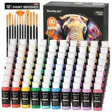 Acrylfarben Set 72 Farben 12