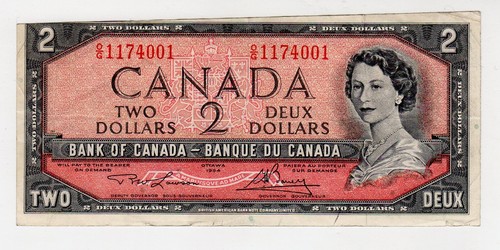 Kanada banknote dollar - banknote, 2
