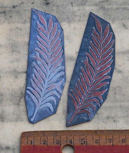 Palmwedel druckplatte - 2x,