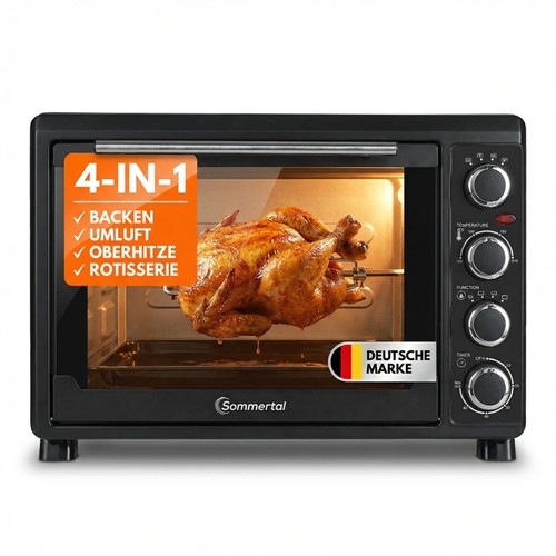 Sommertal minibackofen 1500w - minibackofen,