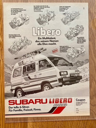 Subaru libero allrad van - libero,