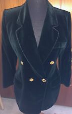 RENA LANGE  SAMTBLAZER  Flaschengrün Gr. 38