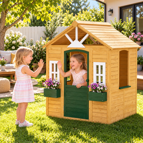 Kinderspielhaus holz holzhaus - kinderspielhaus,