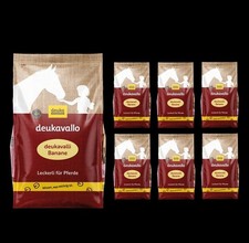 7 x deuka deukavalli Banane 1 kg Pferdeleckerli Pferdefutter Belohnung Cobs