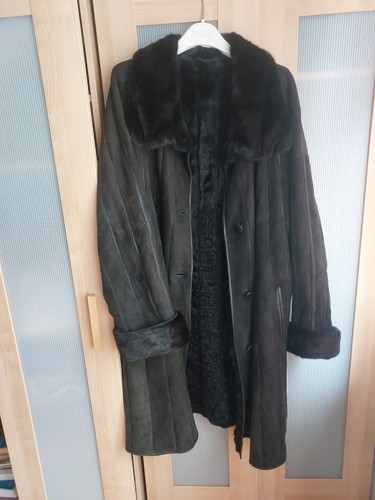 Pelzmantel aus lammfel neu - pelzmantel,