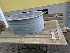 TOP ++ + ZINKWANNE   BAUERNHOF PLANZGEFÄß GARTENTEICH HUNDEBADEWANNE KRÄUTER +++