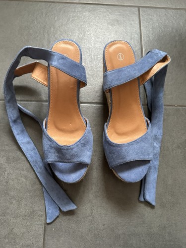 Blue espadrilles - blue,