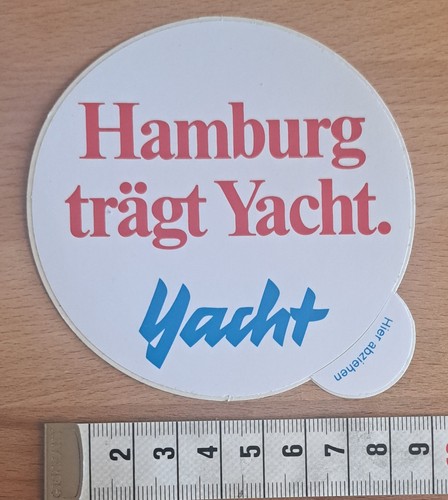 Hamburg trägt yacht aufkleber - hamburg,
