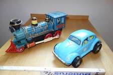 Altes Blechspielzeug Konvolut Käfer  Lok  Aoshin