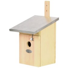 Esschert Design Nistkasten Kohlmeise, Vogelhaus, Nisthöhle, Meisenkaste, NKK