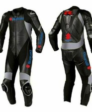 Suzuki GSXR Herren Motorrad Lederkombi Jacke Hose Racer Rüstungsschutz