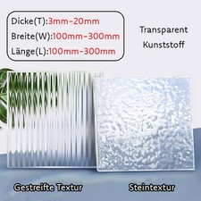 Texturierte Transparente