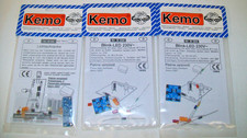 KEMO Electronic H0 B194 B204 - 3 tlg Set Bausätze Lichtschranke + 2 x Blink-LED